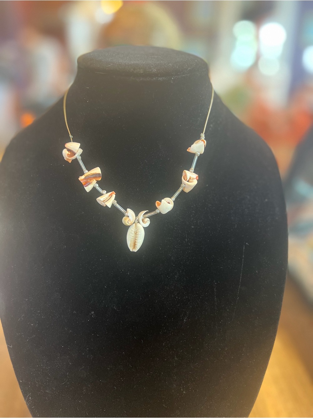 Coastal Shell Pendant Necklace